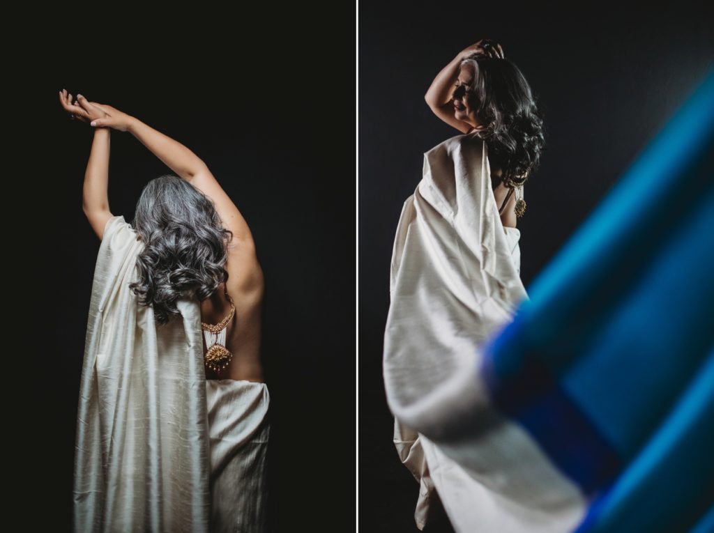 Woman in Sari, what do I wear, boudoir photography by Lindsay Hite